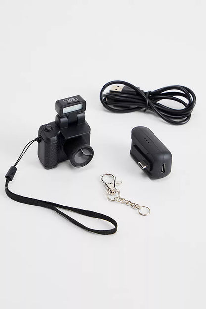 RetroSnap® – The Vintage-Style Mini Digital Camera + FREE 32GB Memory Card, Backpack Clip Hook & Attachable Battery (Extra 180 min)