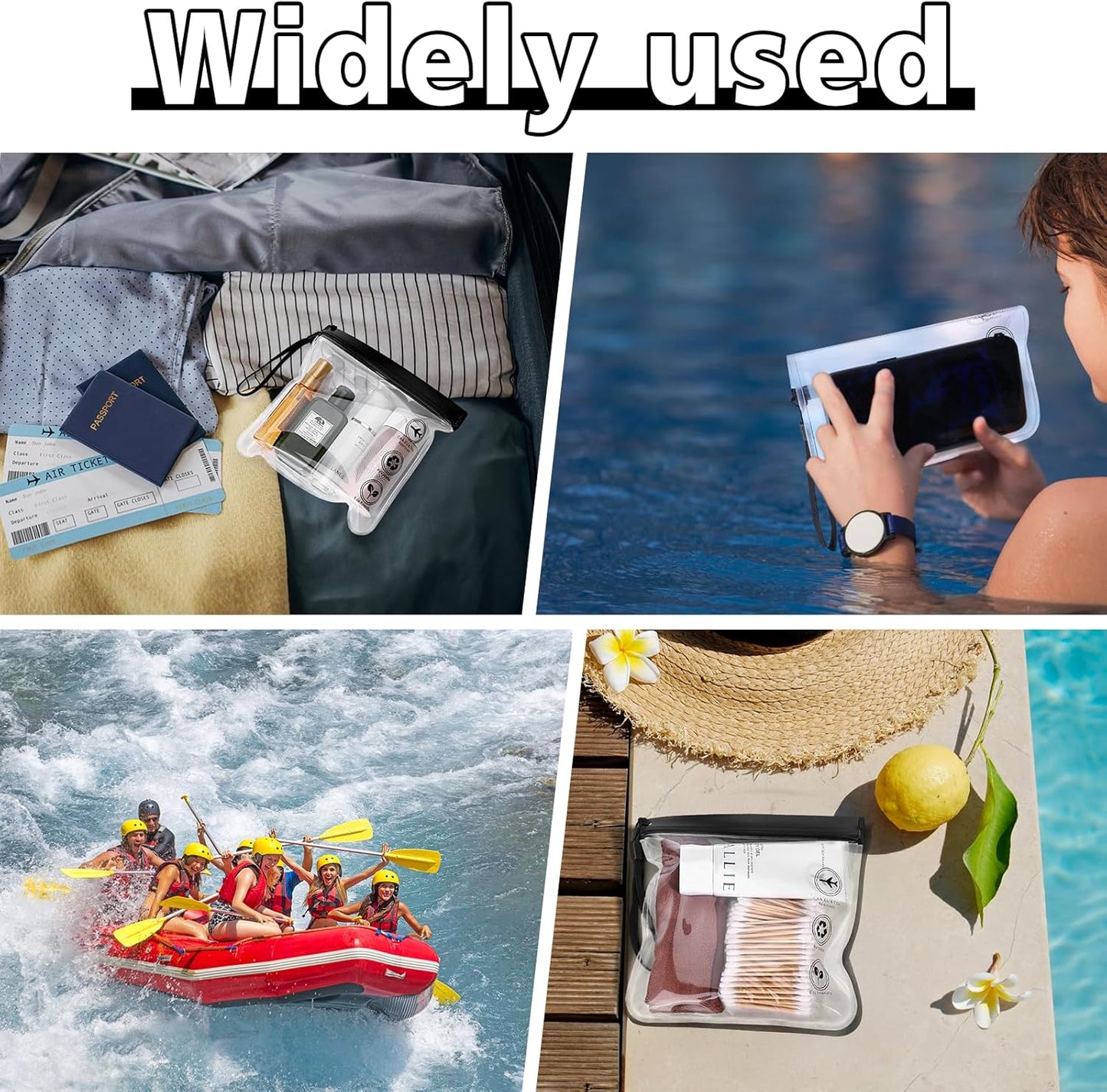 4x ClearBags™ – TSA Approved Carry-On Liquid Bags