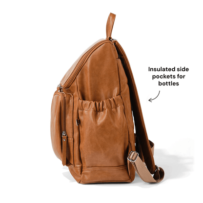 NappyGo Backpack – Baby Care Made Stylish + FREE Changing Mat, Bottle Holder, Pouch &amp; Stroller Hooks